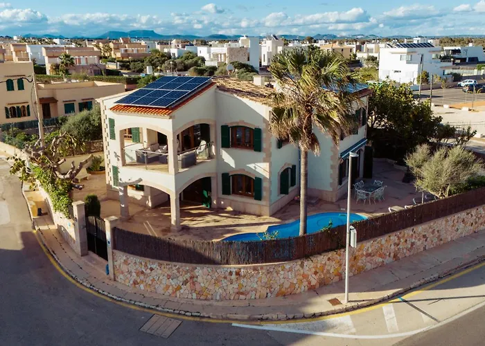 Mallorca Finca Haus Mit Pool + Direkt Am Meer Es Trenc. 1A Lage